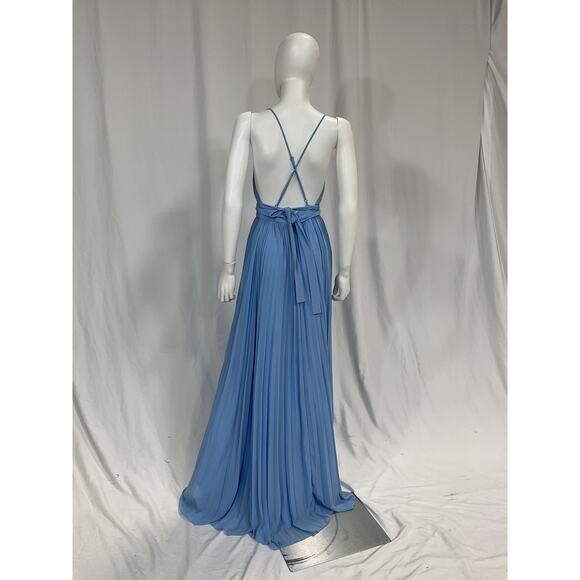 Michael Costello Light Blue Gown - Picture 3 of 5